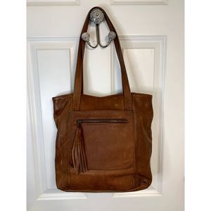 Lisa Leonard We Have Love Tote in Honey Brown